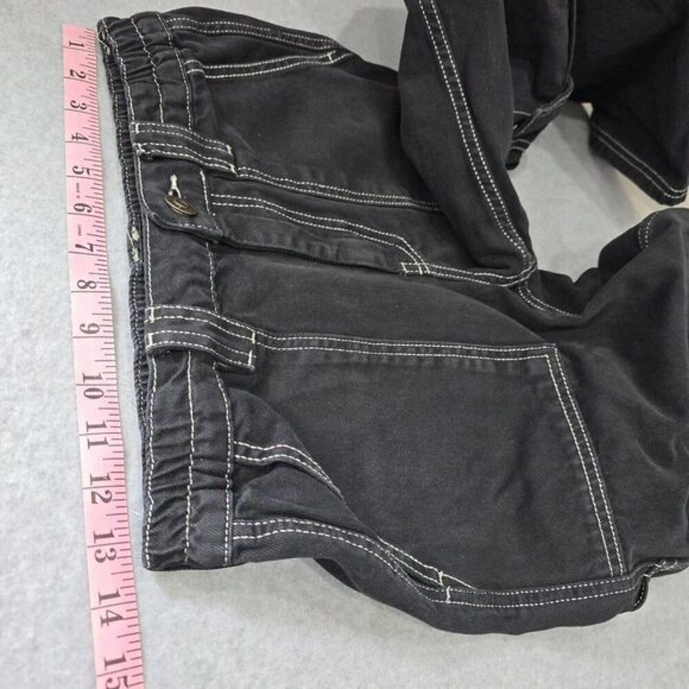 BDG Urban Outfitters Jeans Womens 27 X 29 Black Denim Skate Wide Leg Carpenter - Picture 6 of 13